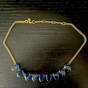 Royal blue statement necklace